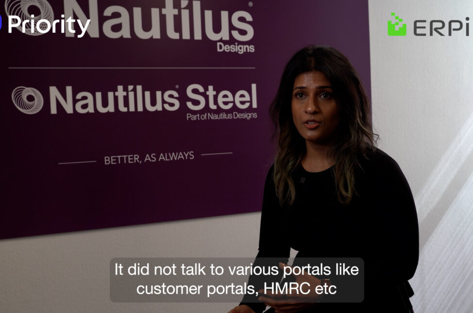 Nautilus Designs boosts efficiency and order volume with Priority ERP