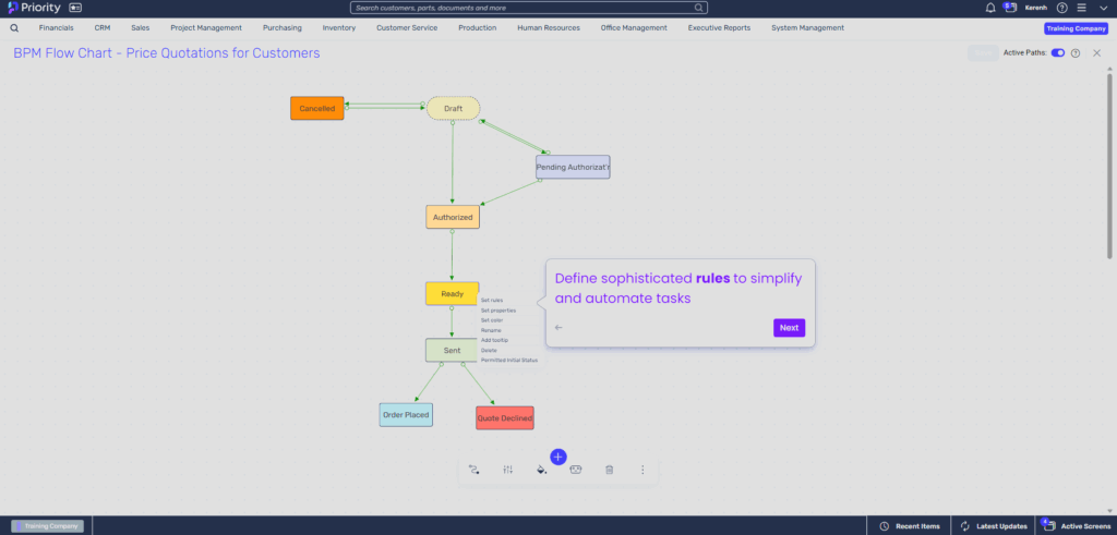 lead to cash sales crm screen 5