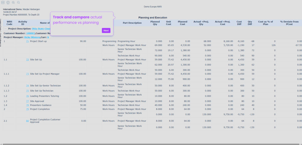 Project Managment Screen 6