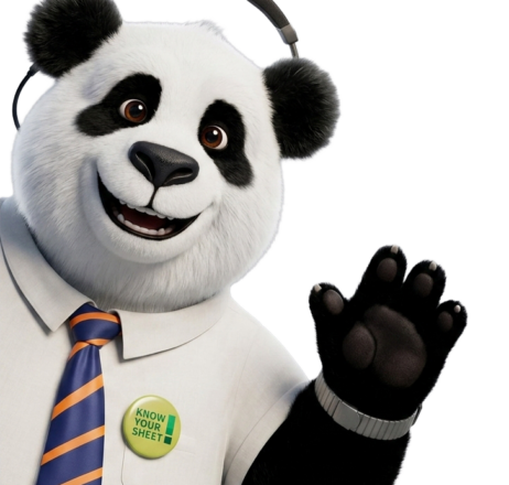 Panda Peeking And Waving Hello 202607090903